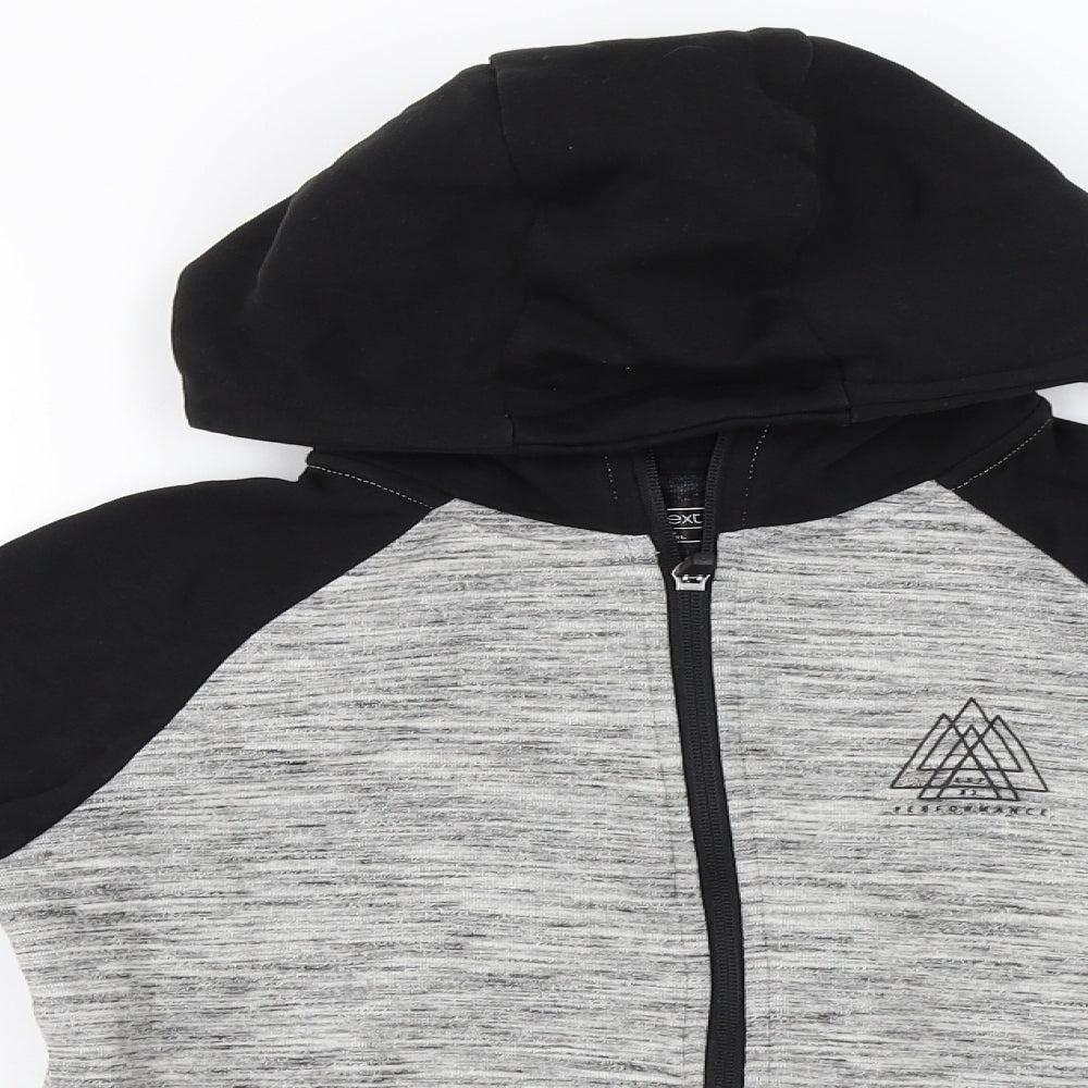NEXT  Boys Grey   Full Zip Hoodie Size 9 Years