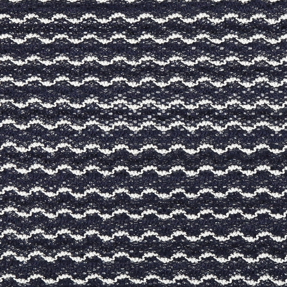 NEXT  Womens Blue Striped  Basic T-Shirt Size 18