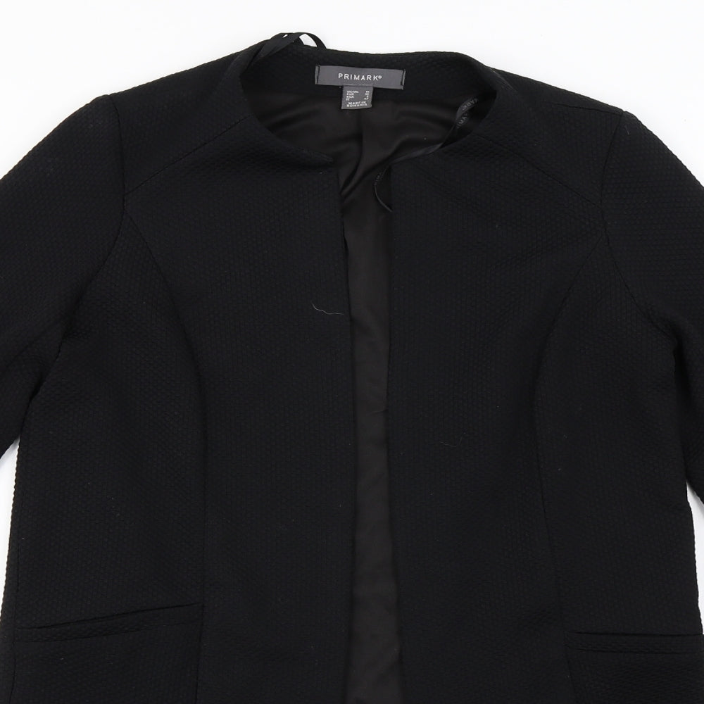 Primark  Womens Black   Jacket Coat Size 10