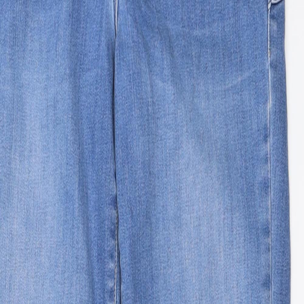 NEXT Womens Blue   Flared Jeans Size 14 L28 in
