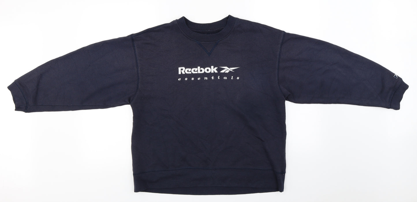 Reebok  Womens Black   Pullover Jumper Size 12