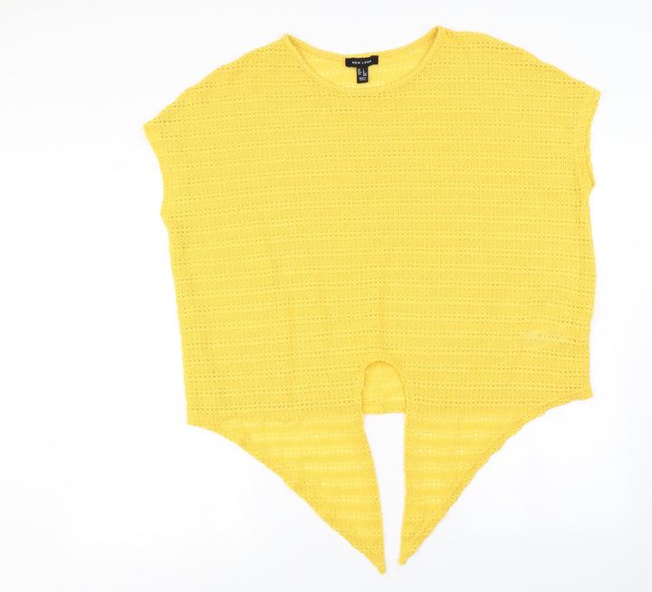 New Look  Womens Yellow   Pullover Jumper Size L