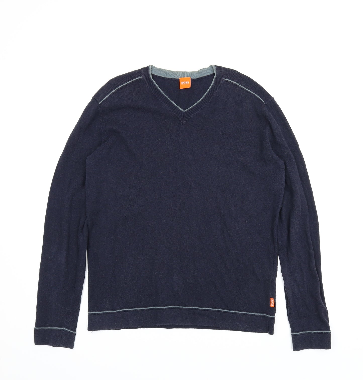 HUGO BOSS Mens Blue   Pullover Jumper Size M