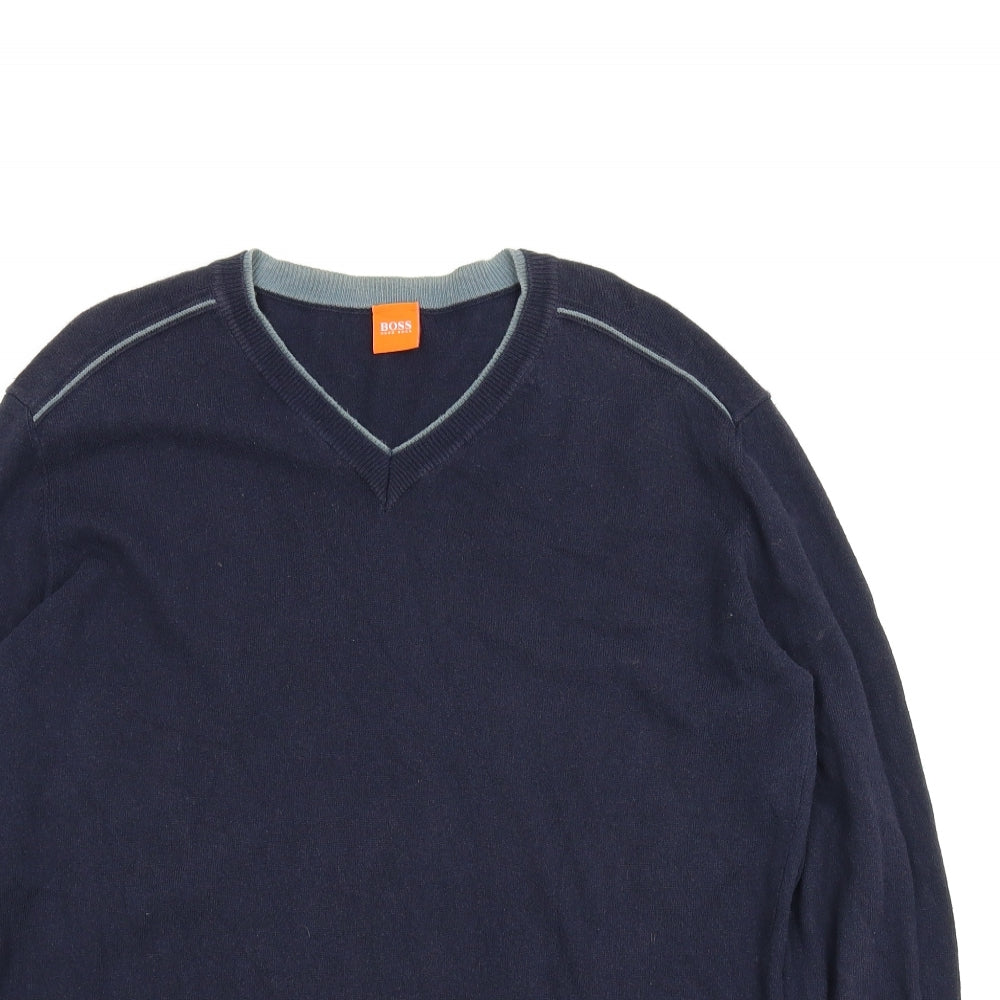 HUGO BOSS Mens Blue   Pullover Jumper Size M