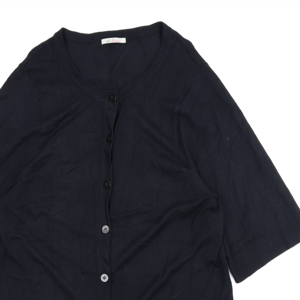 So Fabulous Womens Black   Cardigan Jumper Size 18