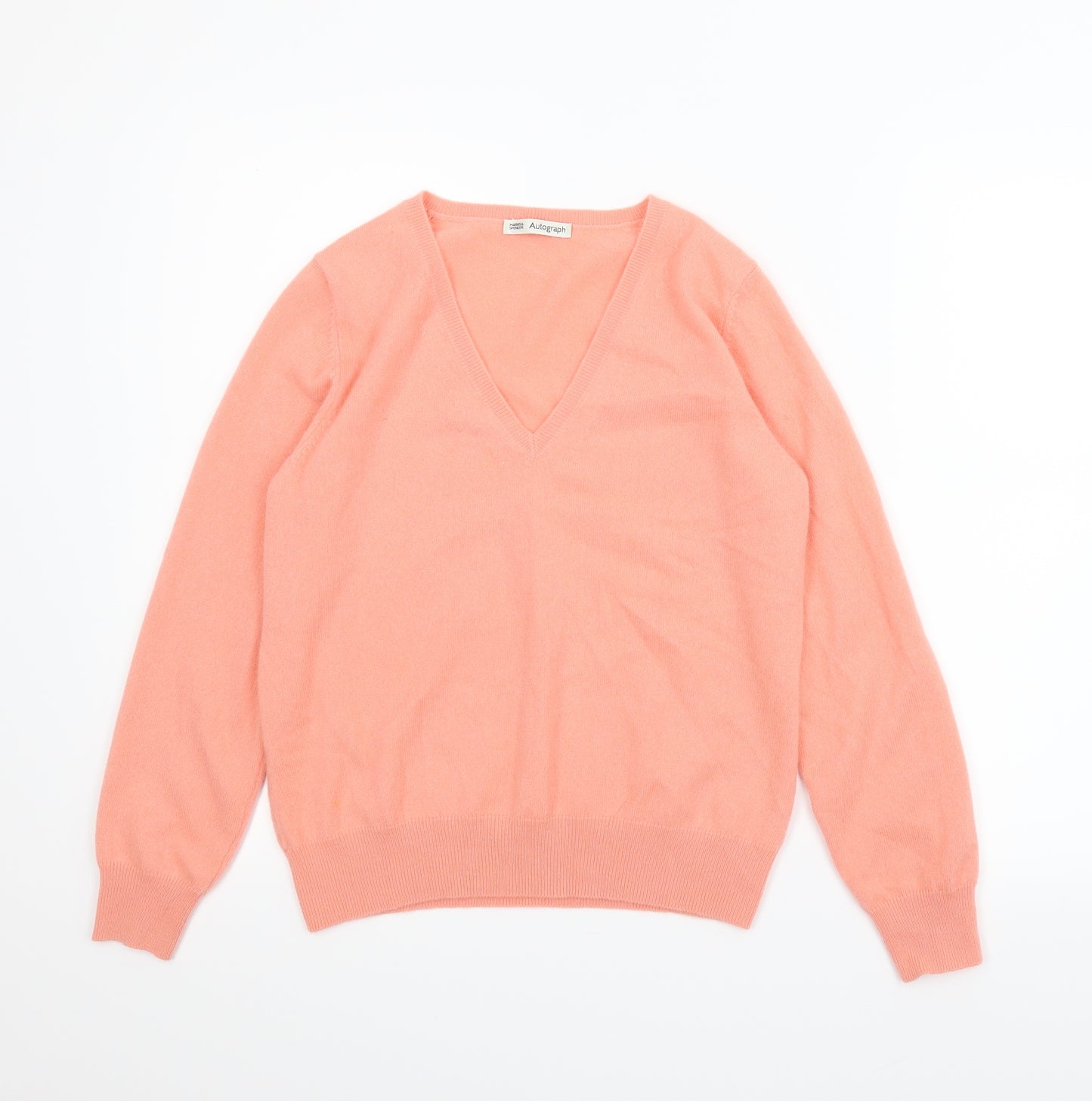M&S Womens Pink   Pullover Jumper Size 14