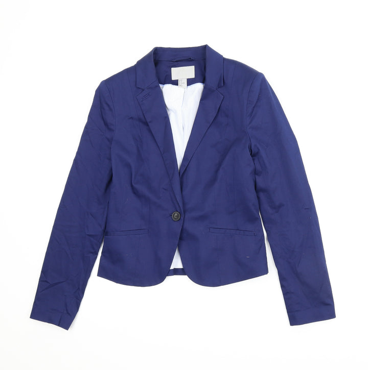H&M Womens Blue   Jacket  Size 8