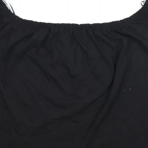 Papaya Womens Black   Basic Blouse Size 16