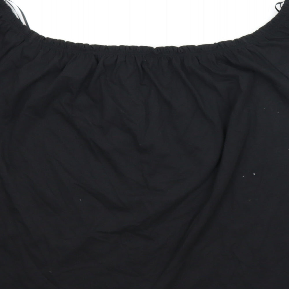 Papaya Womens Black   Basic Blouse Size 16