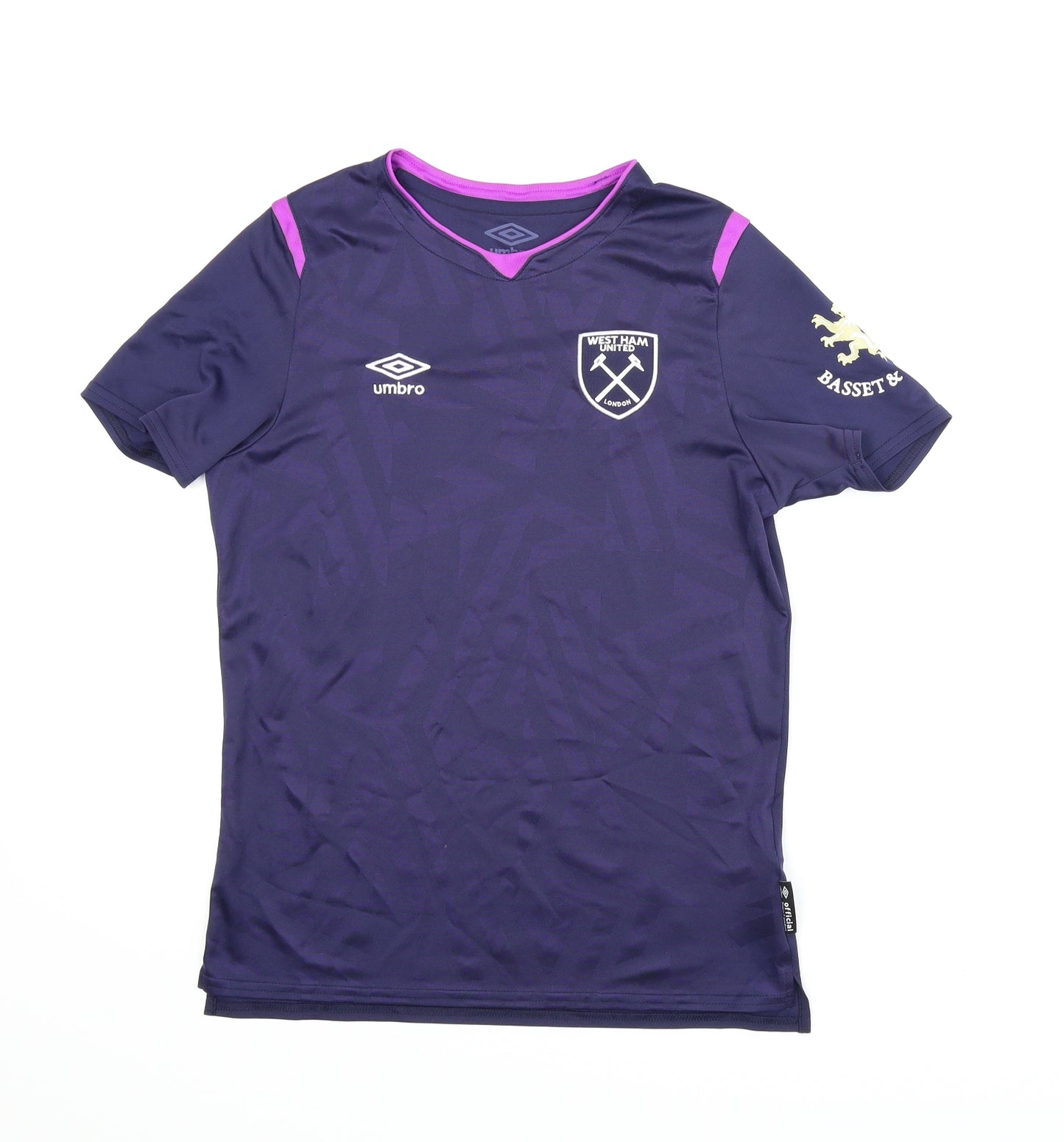 Umbro Boys Blue   Basic T-Shirt Size 12 Years
