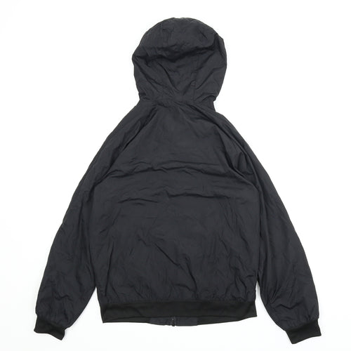 Carbrini Boys Black   Windbreaker Coat Size 12-13 Years