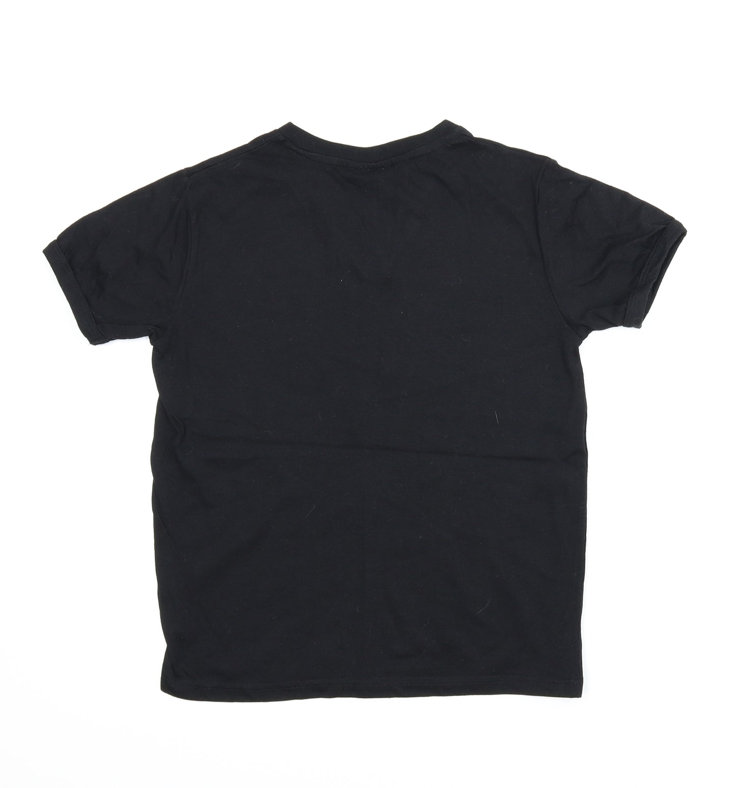 Lee Cooper Boys Black   Basic T-Shirt Size 11-12 Years