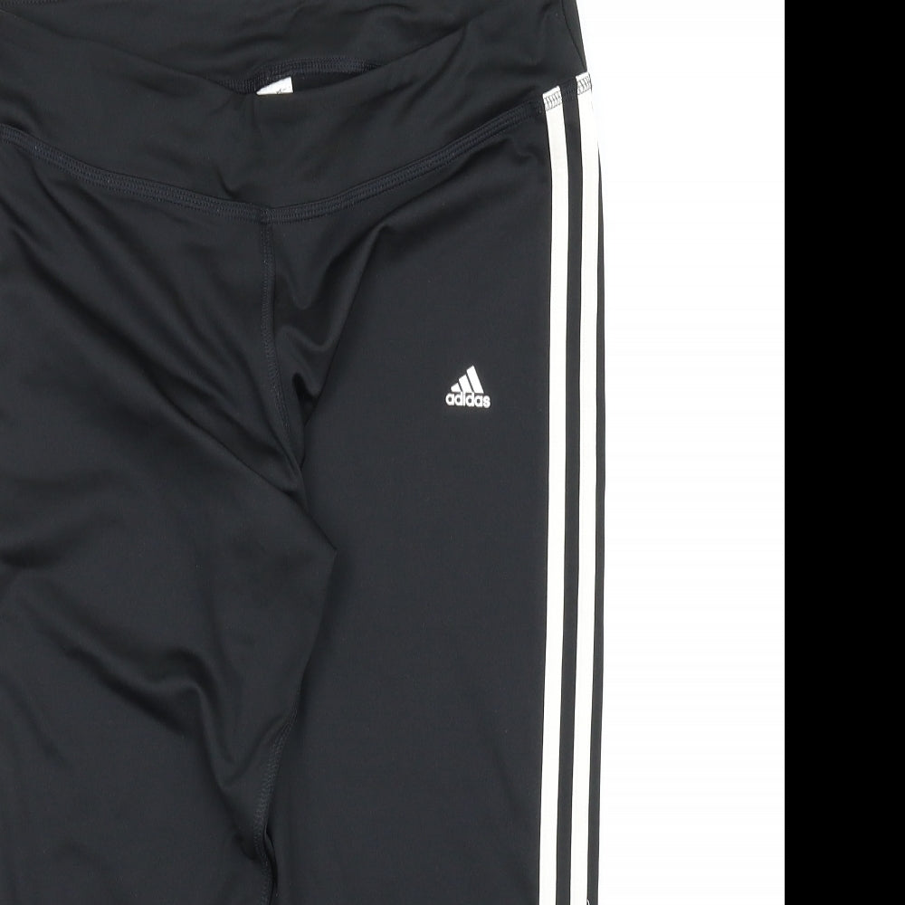 adidas Womens Black   Compression Shorts Size 16