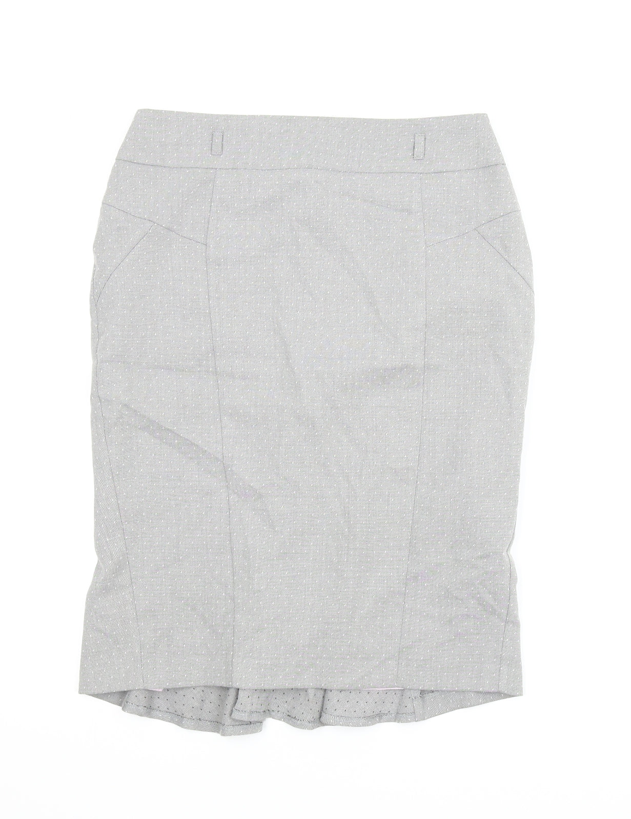 F&F Womens Grey   Trumpet Skirt Size 10