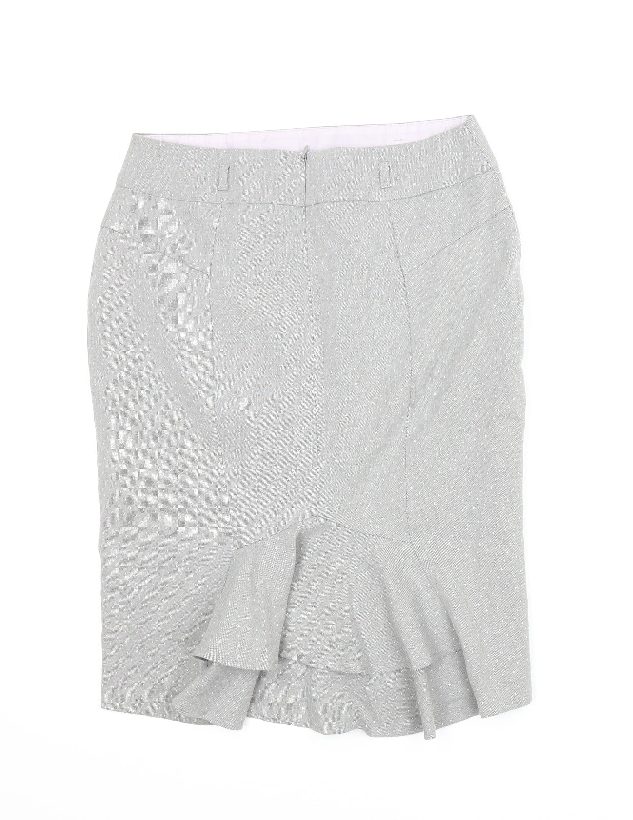 F&F Womens Grey   Trumpet Skirt Size 10