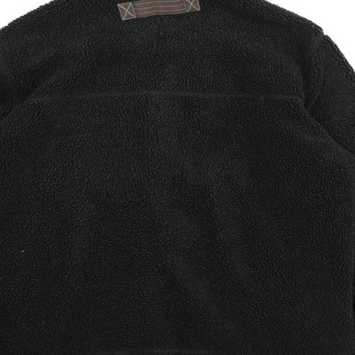 M&S Mens Black  Fleece Jacket  Size XL