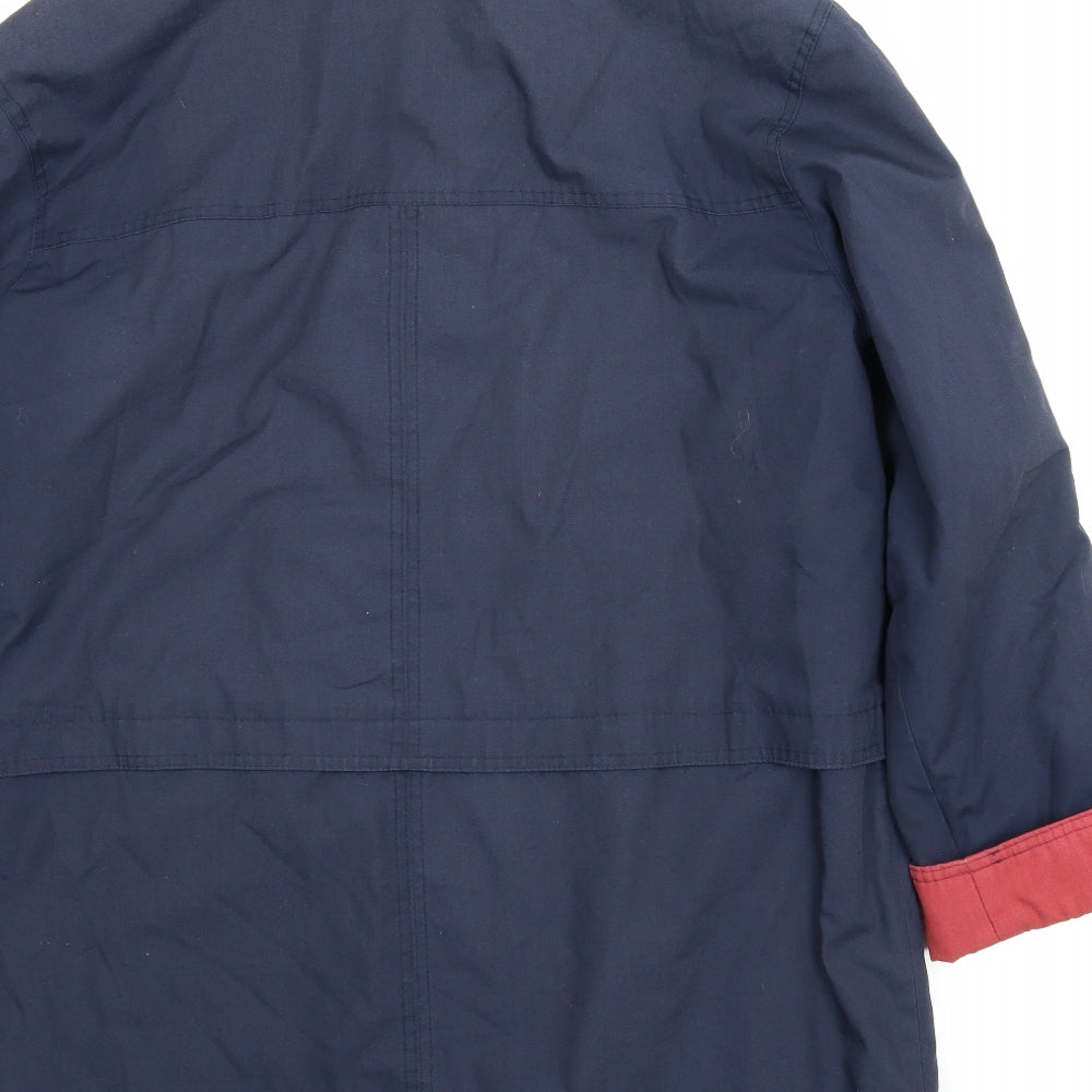 Preworn Womens Blue   Parka Coat Size 14