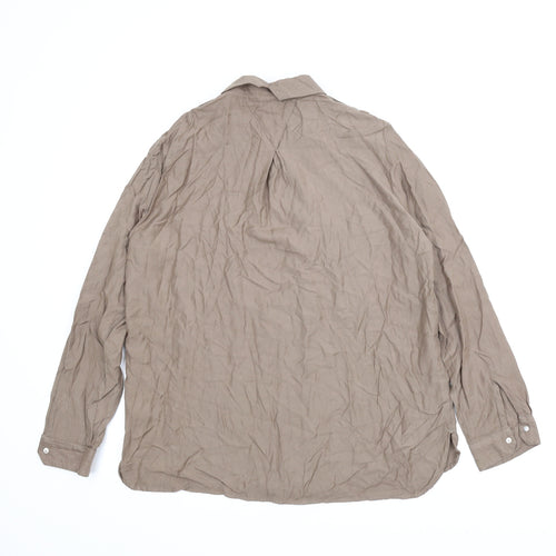 River Island Womens Brown   Basic Blouse Size 12