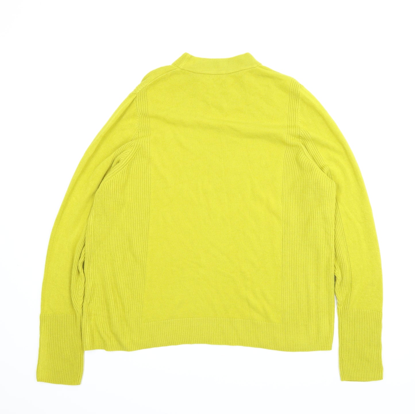 M&S Womens Yellow   Pullover Jumper Size 22