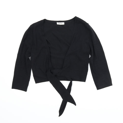 Basix Womens Black   Cardigan Jumper Size 10