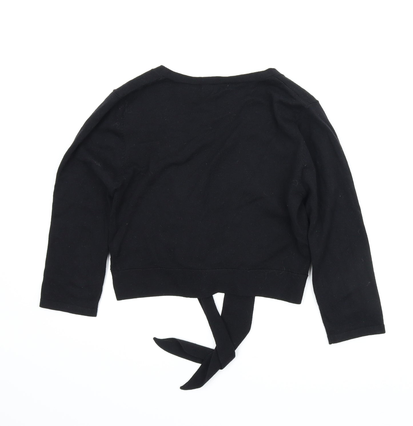 Basix Womens Black   Cardigan Jumper Size 10