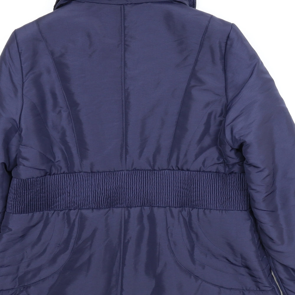 Dannimac Womens Blue   Quilted Coat Size 16