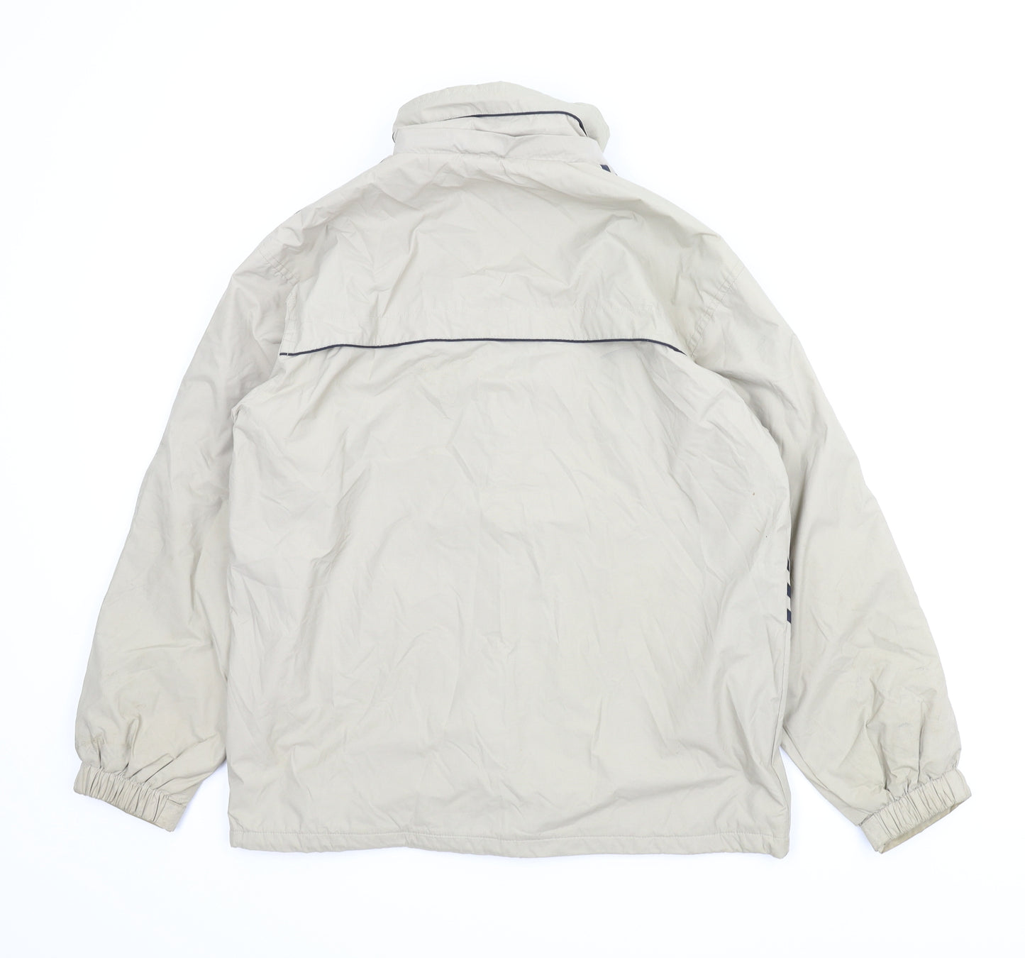 D G Wang Mens Beige   Parka Coat Size XL