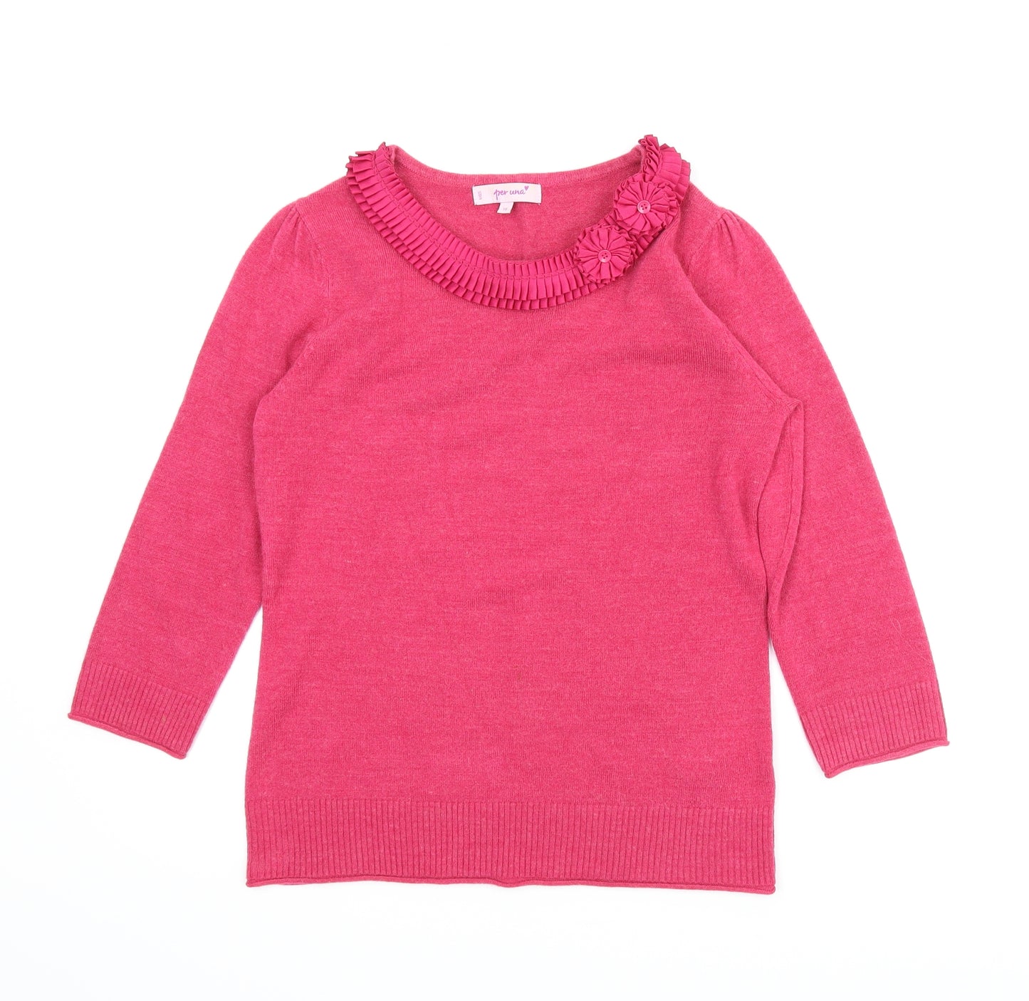 Per Una Womens Pink   Pullover Jumper Size 10