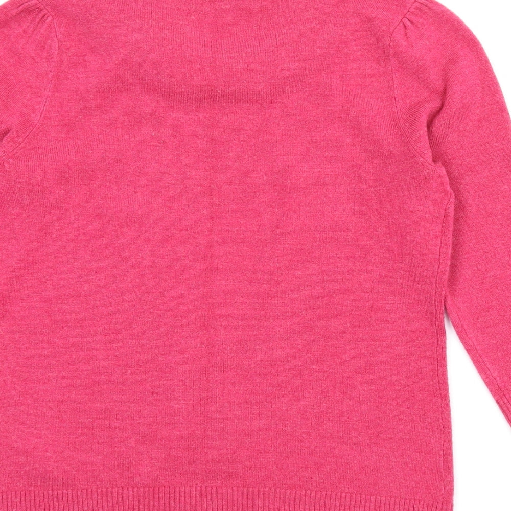 Per Una Womens Pink   Pullover Jumper Size 10