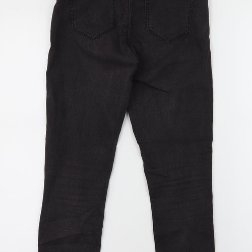 Denim Co. Womens Black  Denim Jegging Jeans Size 8 L25 in