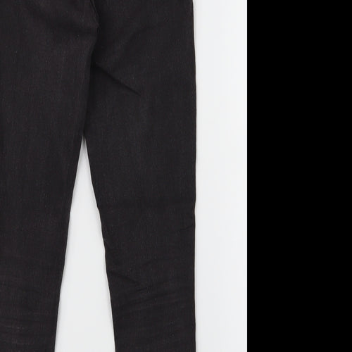 Denim Co. Womens Black  Denim Jegging Jeans Size 8 L25 in