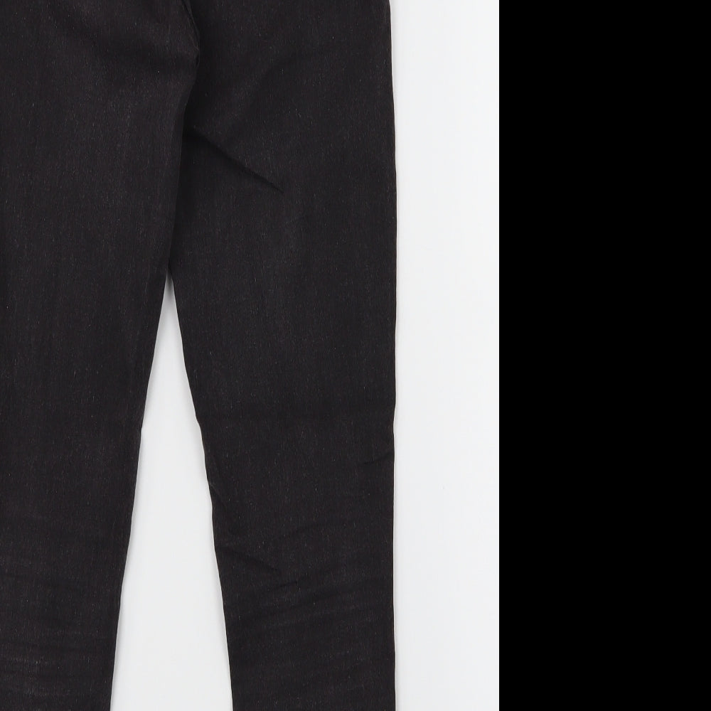 Denim Co. Womens Black  Denim Jegging Jeans Size 8 L25 in