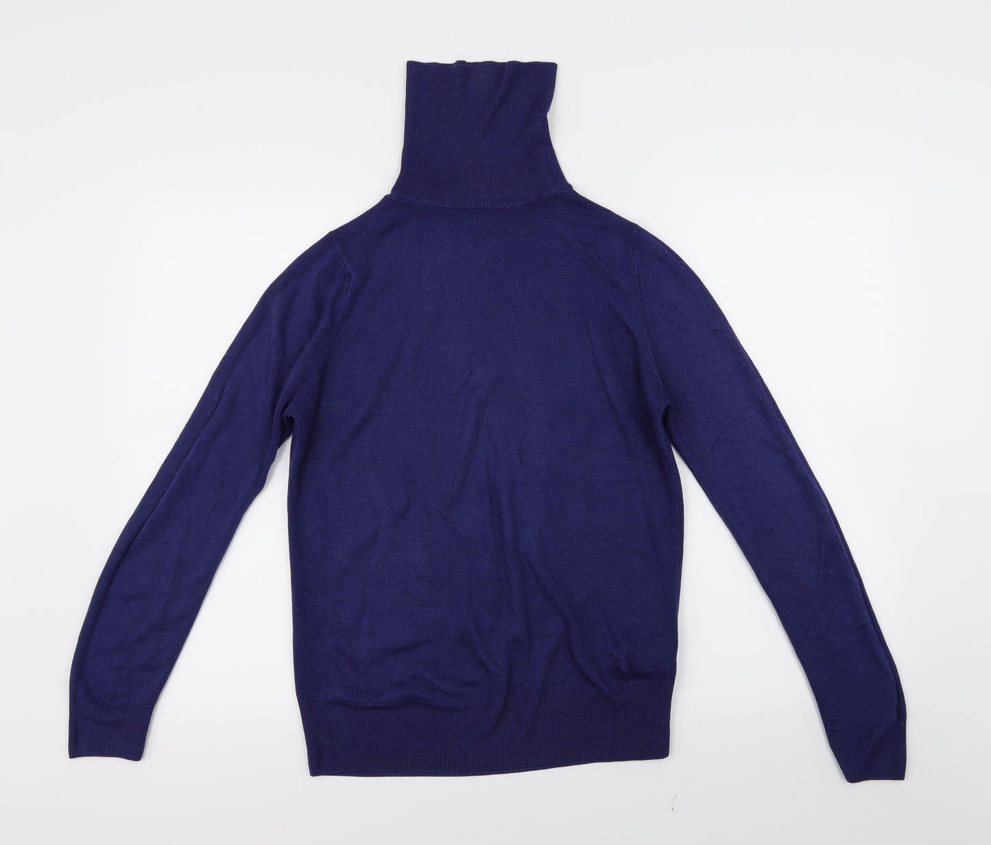 Marks and Spencer Womens Blue  Knit Basic T-Shirt Size 10