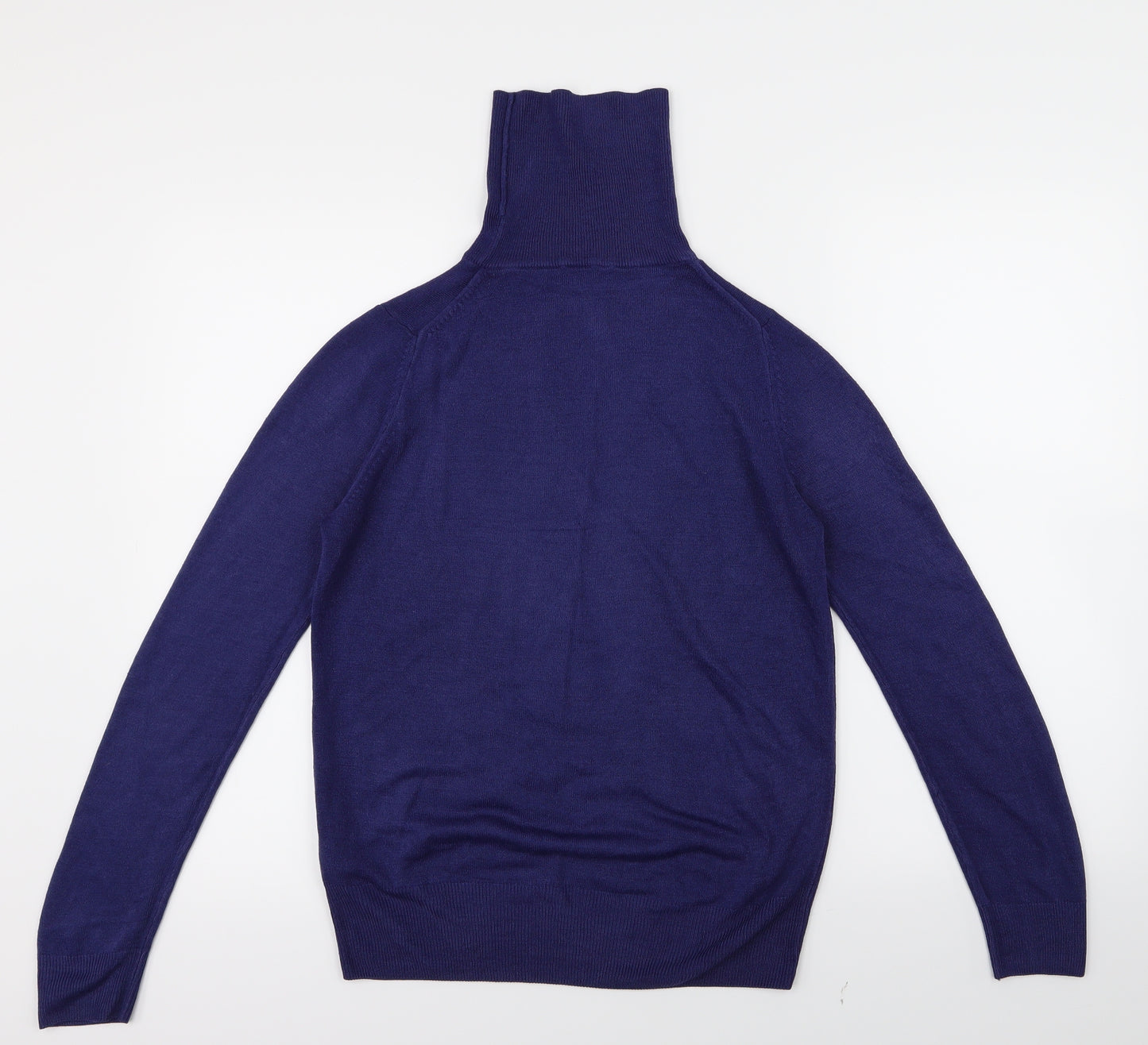 Marks and Spencer Womens Blue  Knit Basic T-Shirt Size 10