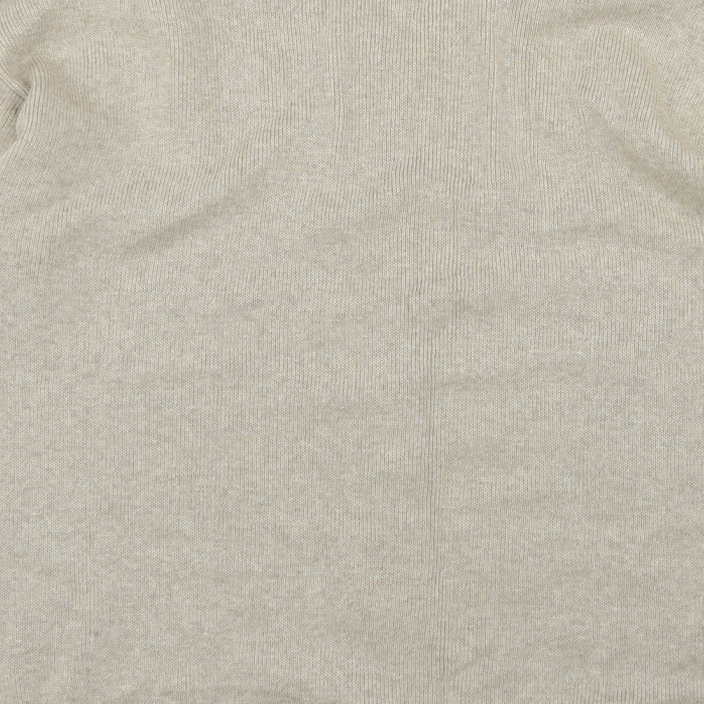Greenwoods Mens Beige  Knit Pullover Jumper Size S
