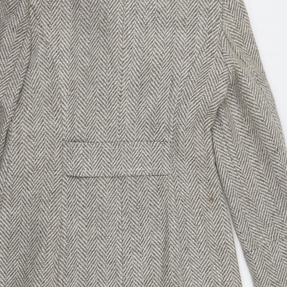 George Womens Beige   Pea Coat Coat Size 14