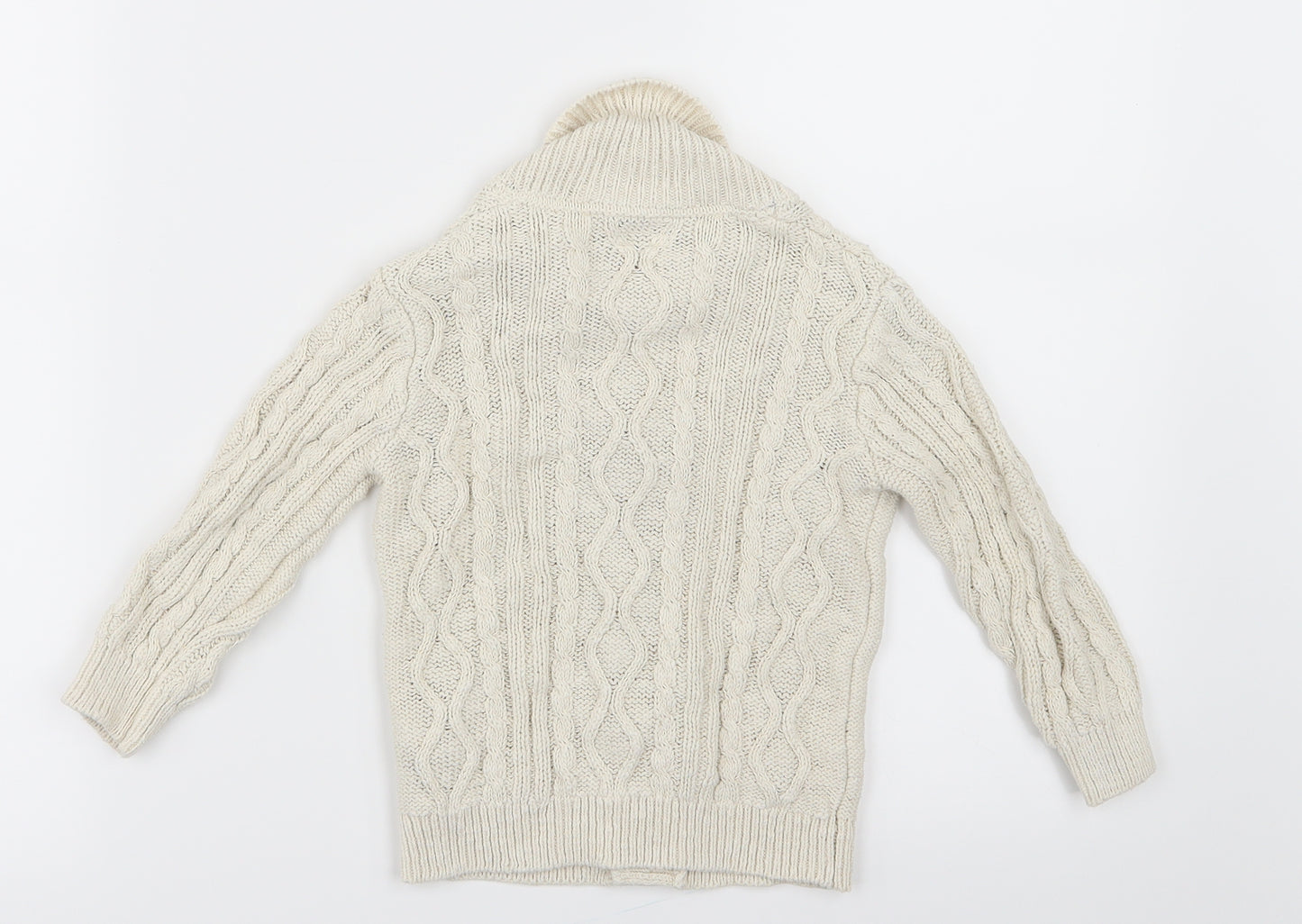 NEXT Boys Ivory  Knit Cardigan Jumper Size 18-24 Months