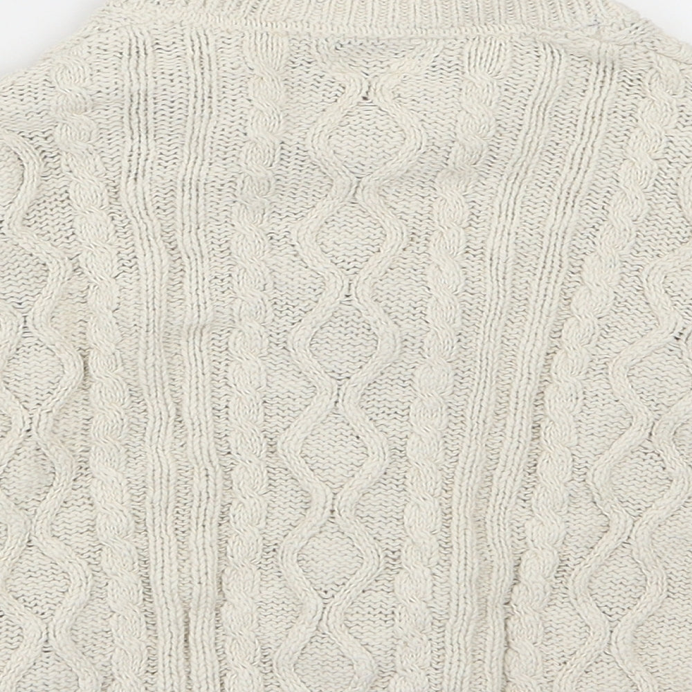 NEXT Boys Ivory  Knit Cardigan Jumper Size 18-24 Months