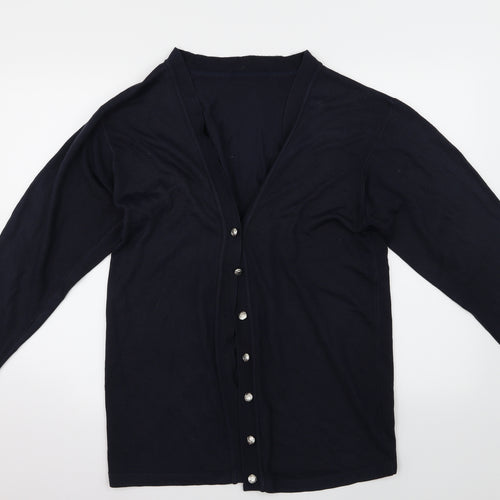 Berkertex Womens Blue  Knit Cardigan Jumper Size 14