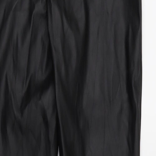 PRETTYLITTLETHING Womens Black   Trousers  Size 8 L28 in