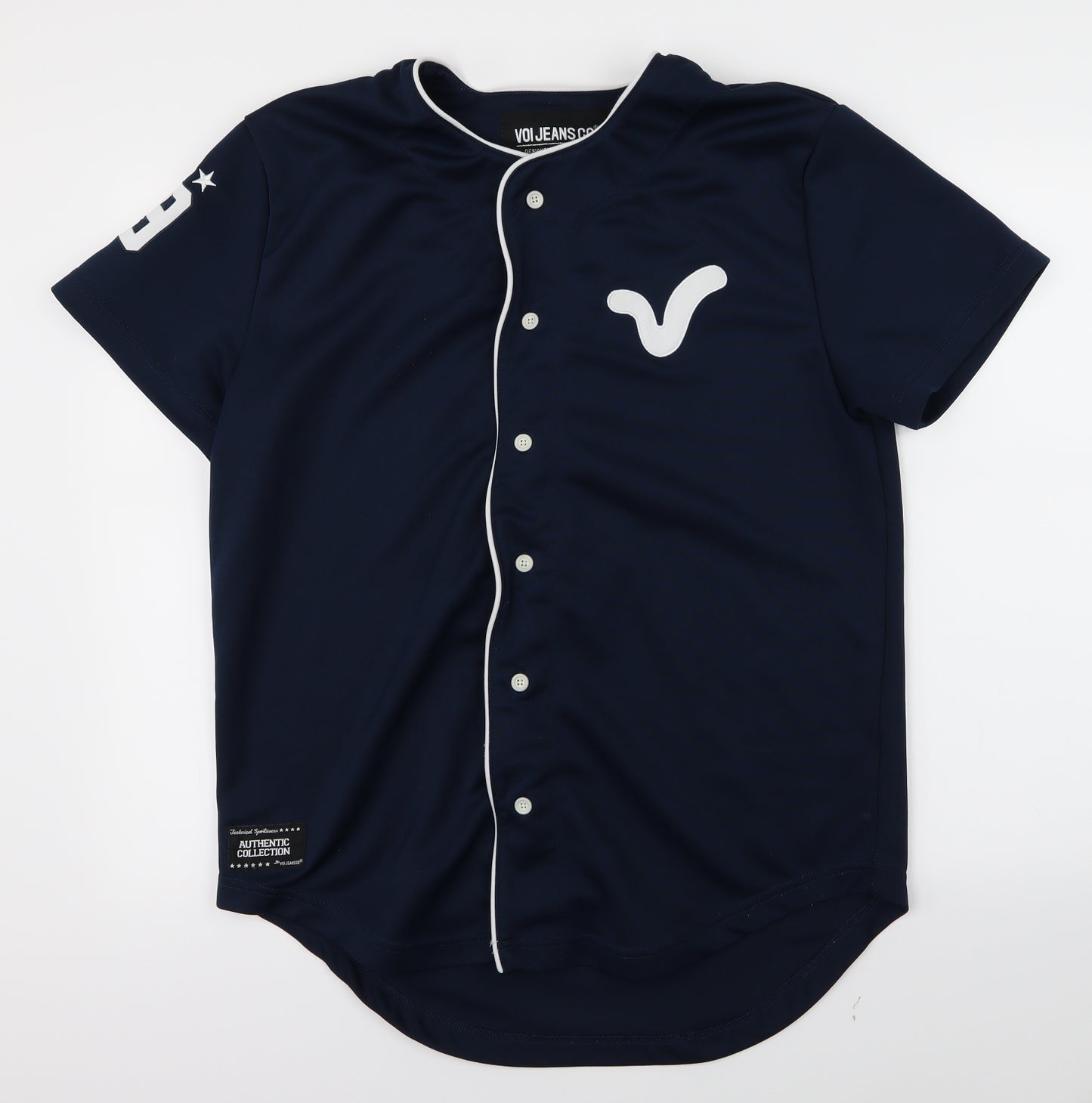 Voi Jeans Mens Blue    Button-Up Size L