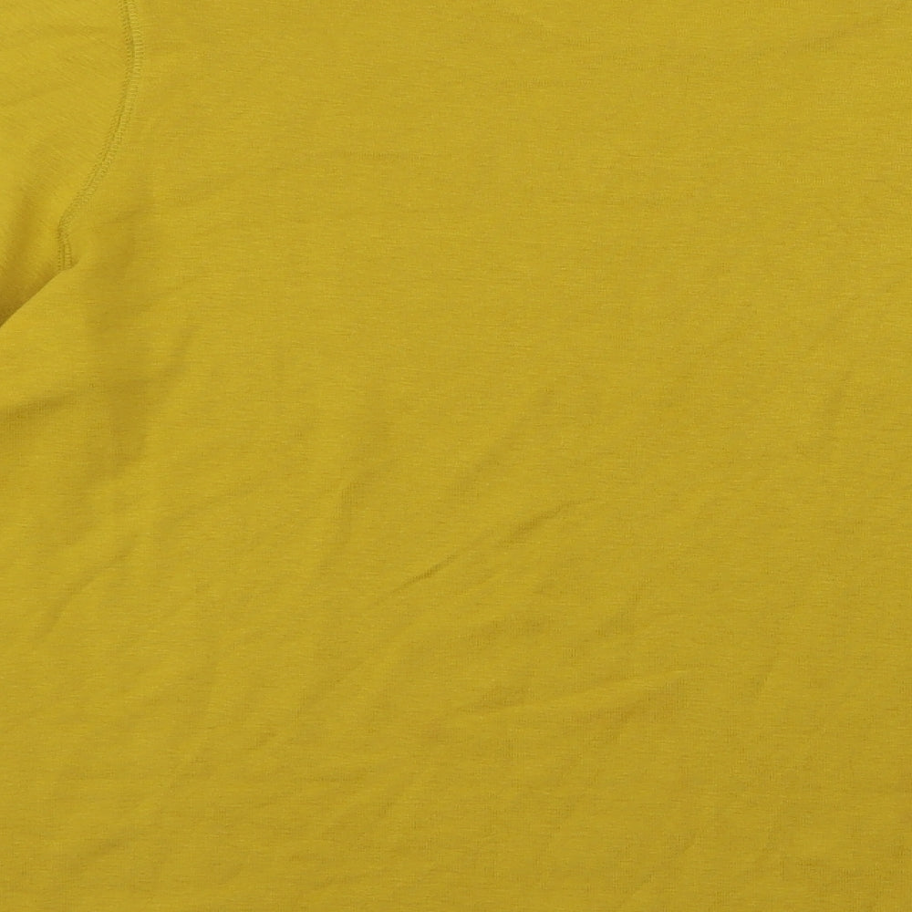 Preworn Womens Yellow   Basic T-Shirt Size 20