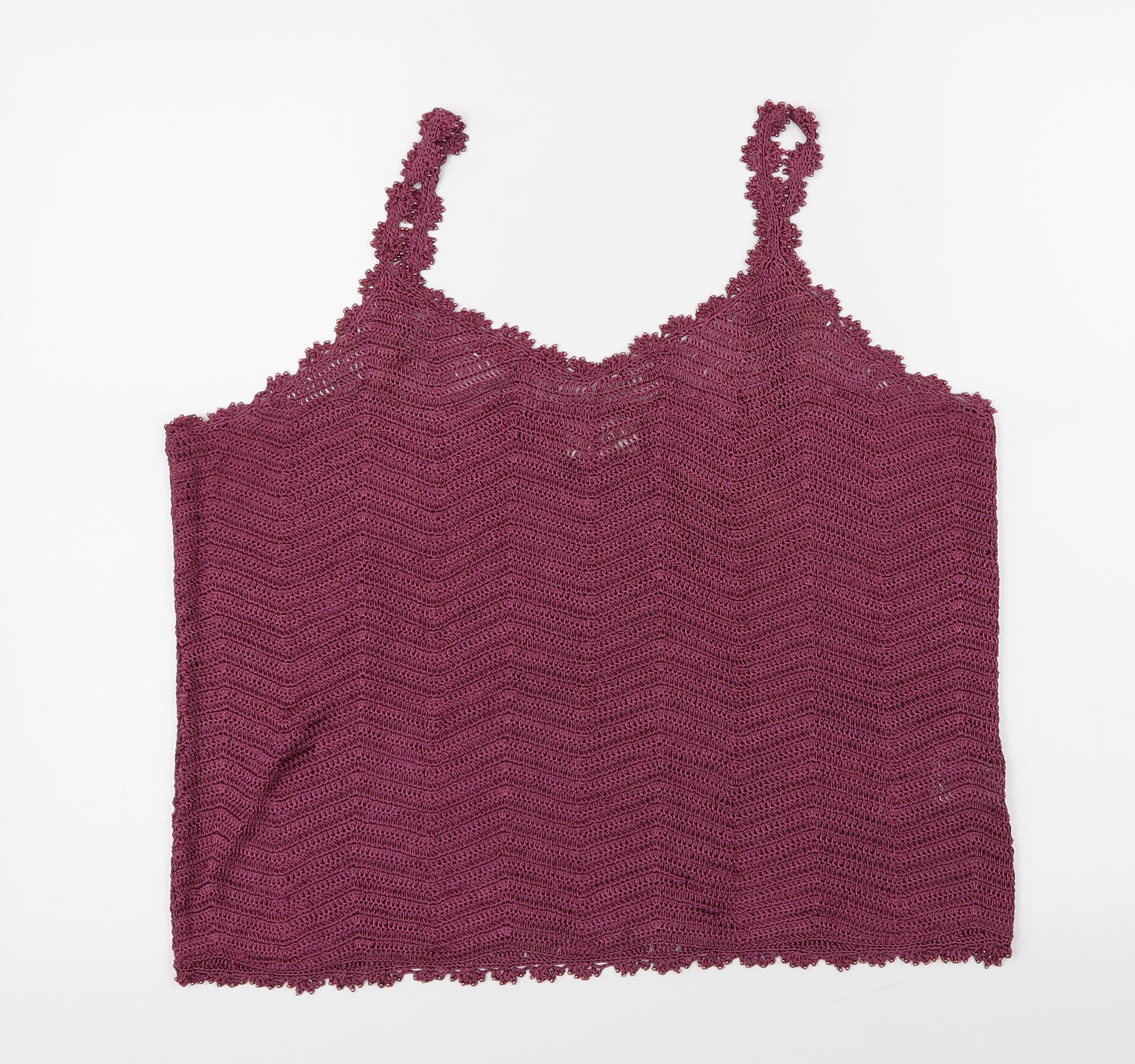 essence Womens Purple   Camisole Blouse Size 20