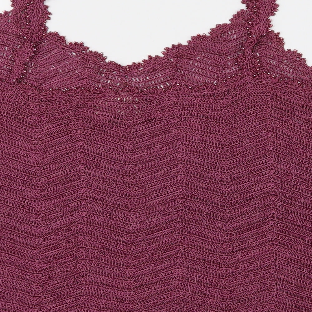 essence Womens Purple   Camisole Blouse Size 20