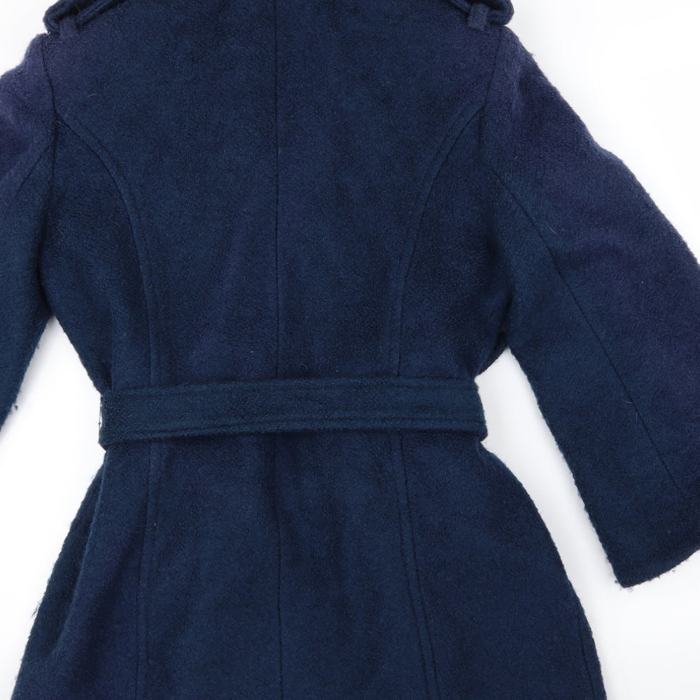 Laundry by Shelli Segal Womens Blue   Pea Coat Coat Size 12