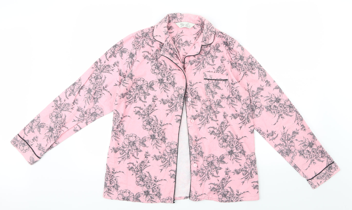 Love to Lounge Womens Pink Floral  Top Pyjama Top Size 10