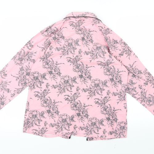 Love to Lounge Womens Pink Floral  Top Pyjama Top Size 10