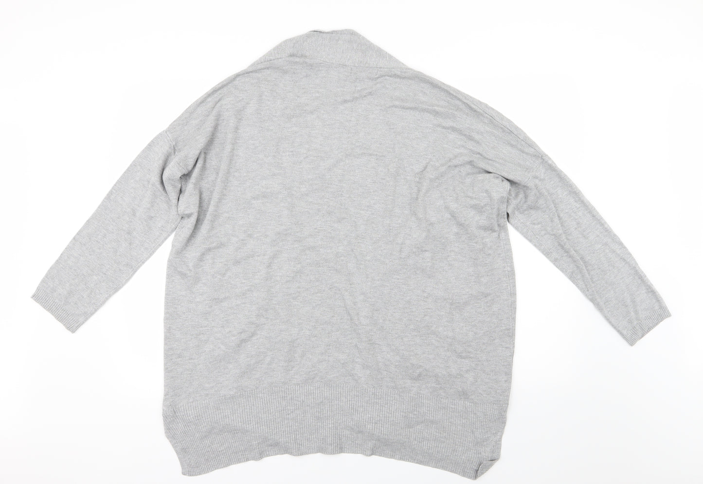 Atmosphere Womens Grey  Knit Cardigan Jumper Size 18