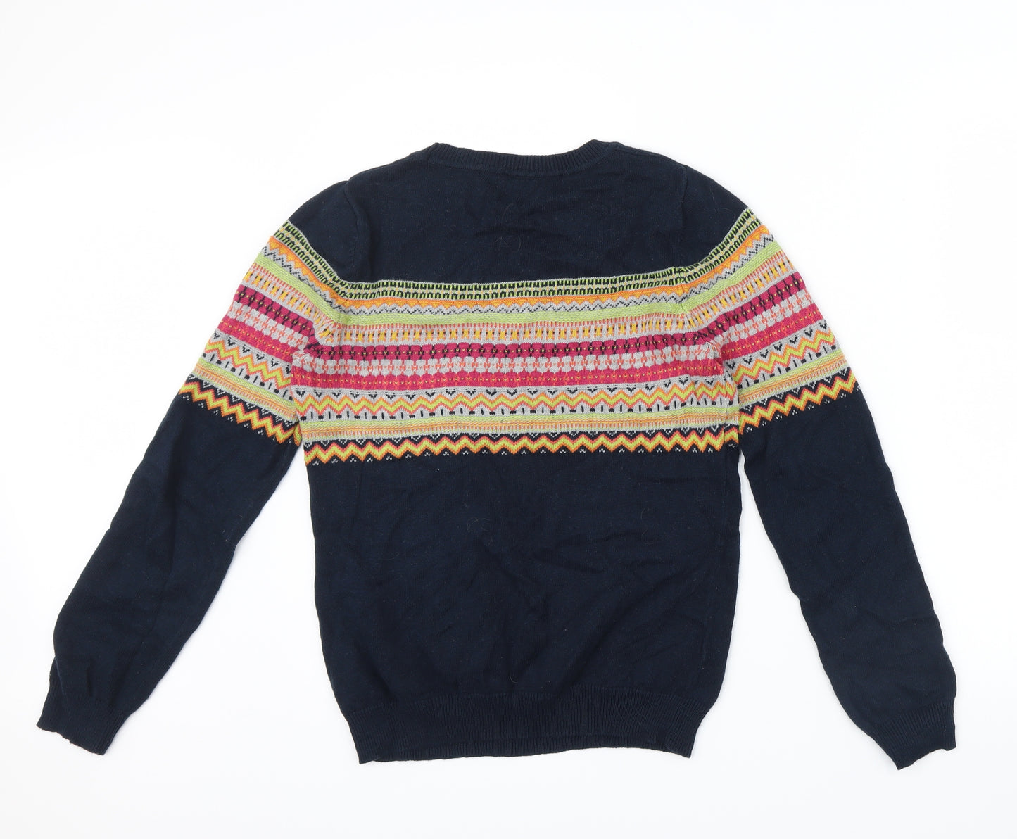 NEXT Womens Multicoloured Geometric  Pullover Jumper Size 10