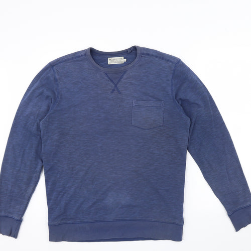 TU Womens Blue   Pullover Jumper Size M  - pocket on left